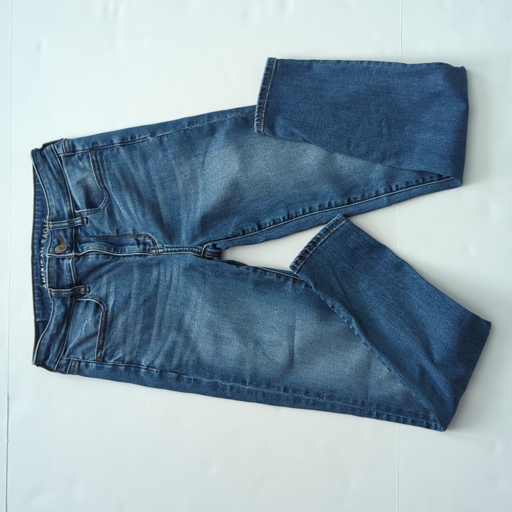 American Eagle High Rise Jegging Next Level Stretch Denim Skinny Jean size 6